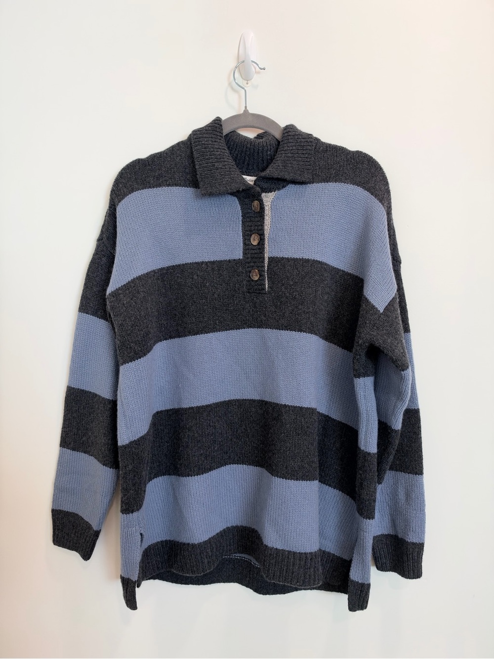 Madewell Rugby Stripe Polo Sweater